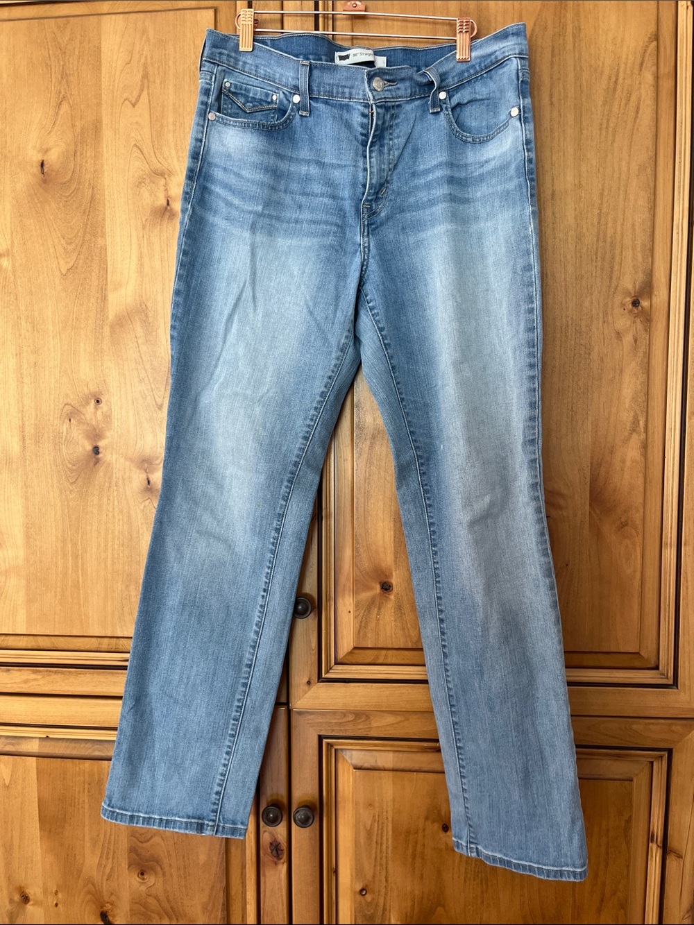 Levi's Light Blue Straight Leg Women's Jeans 505